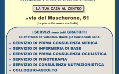 AI NOSTRI AMICI PIU’ POVERI OFFRIAMO…