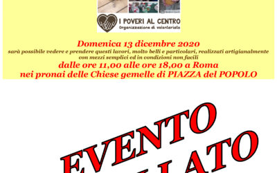 EVENTO ANNULLATO – Domenica 13 dicembre 2020